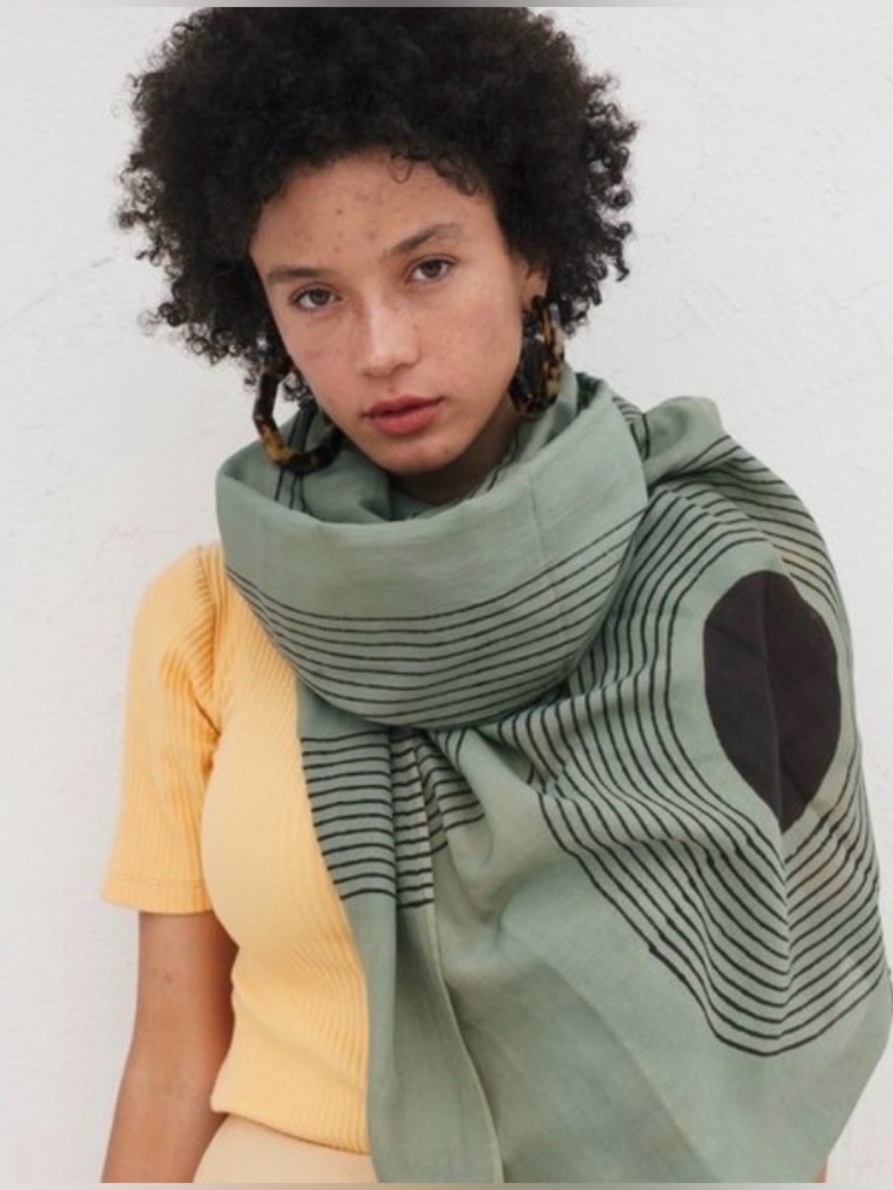 Block Shop Sage Fountain Scarf - Picture 3 of 6